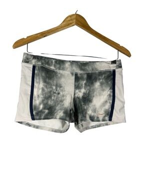 Nike Dri Fit Tie Dye Spandex Shorts Y2K Style Small